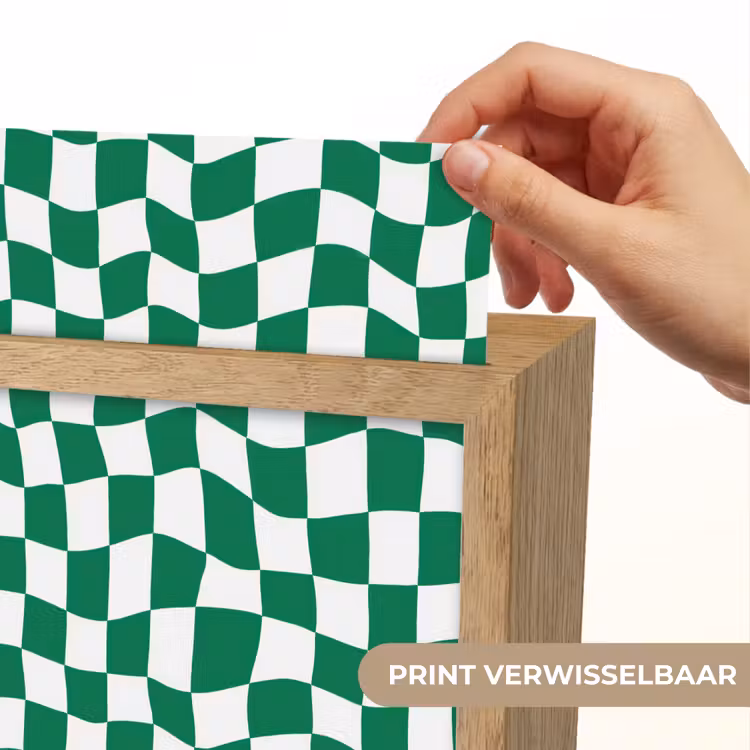 Schaakbord - Golvend - Groen Light Box met kabel (Kinderlampje) klein 904 -USP_websiteprintNL