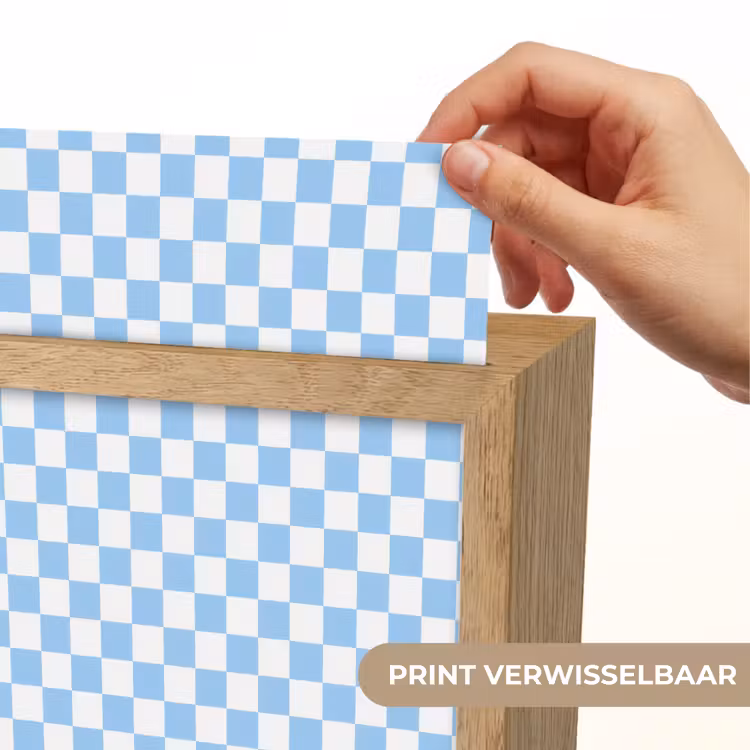 Schaakbord - Klassiek - Blauw Light Box met kabel (Kinderlampje) klein 904 -USP_websiteprintNL
