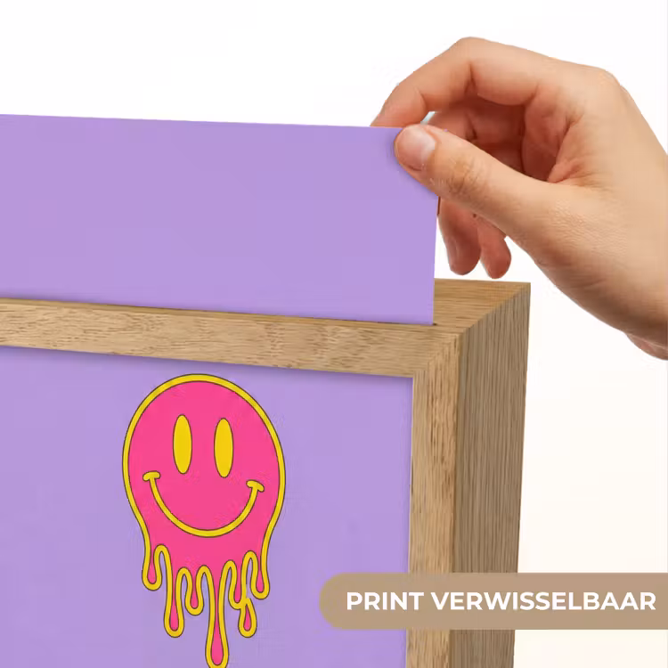 Smiley - Drip - Neon Light Box met kabel (Kinderlampje) klein -USP_websiteprintNL