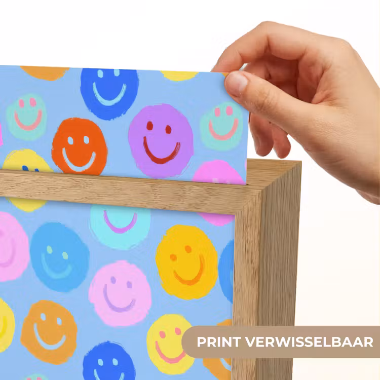 Smileys - Kleurrijk - Grappig Light Box met kabel (Kinderlampje) klein -USP_websiteprintNL