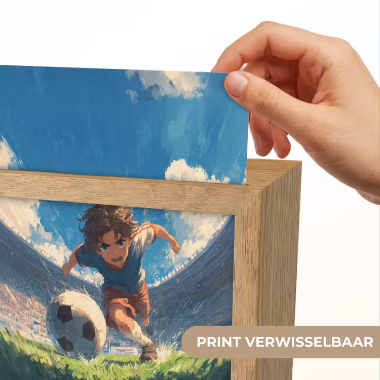 Stadion - Voetballer - Bal Light Box met kabel (Kinderlampje) klein -USP_websiteprintNL