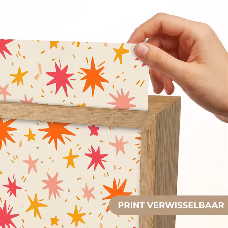 Sterren - Speels - Kleurrijk Light Box met kabel (Kinderlampje) klein 904 -USP_websiteprintNL