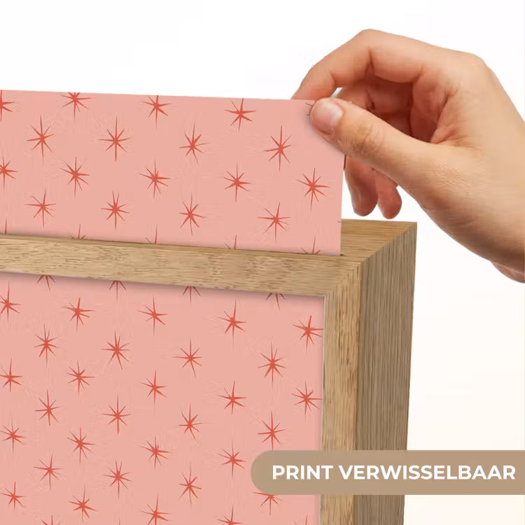 Sterretjes - Patroon - Oranje Light Box met kabel (Kinderlampje) klein 904 -USP_websiteprintNL