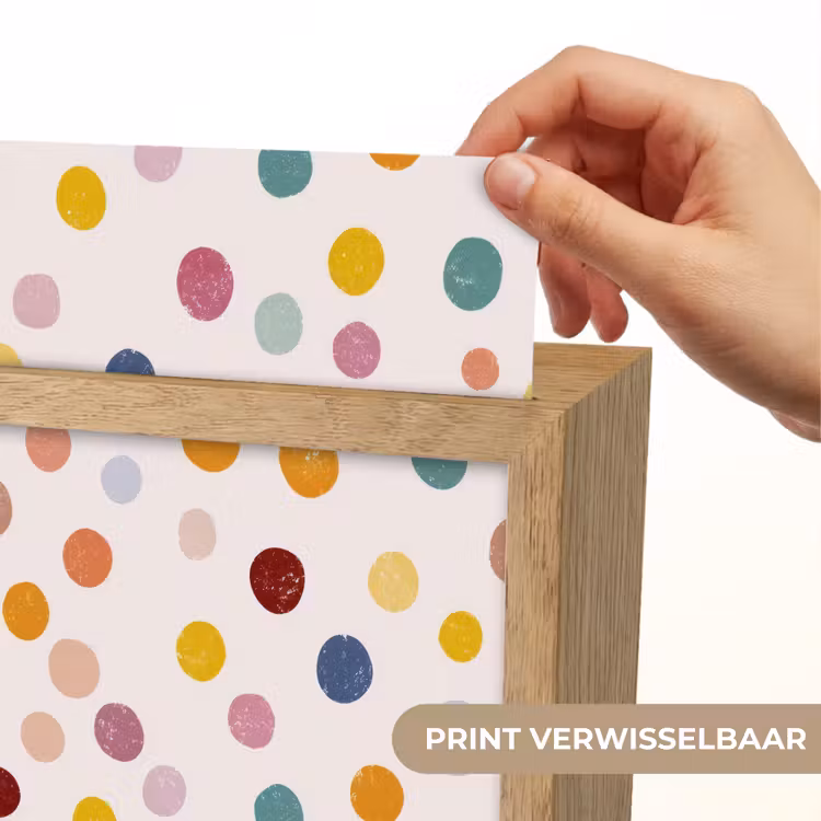 Stippen - Subtiel - Kleurrijk Light Box met kabel (Kinderlampje) klein 904 -USP_websiteprintNL