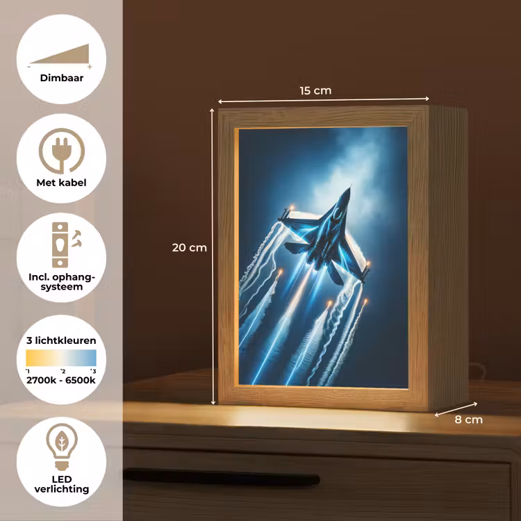 Straaljager - Blauw - Jongens Light Box met kabel klein -USP_NL