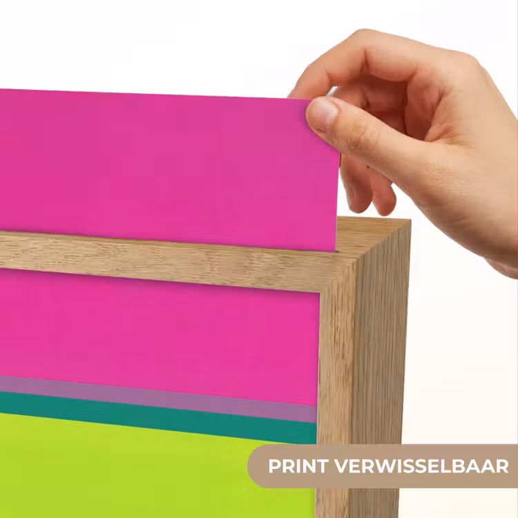 Strepen - Modern - Kleurrijk Light Box met kabel (Kinderlampje) klein -USP_websiteprintNL