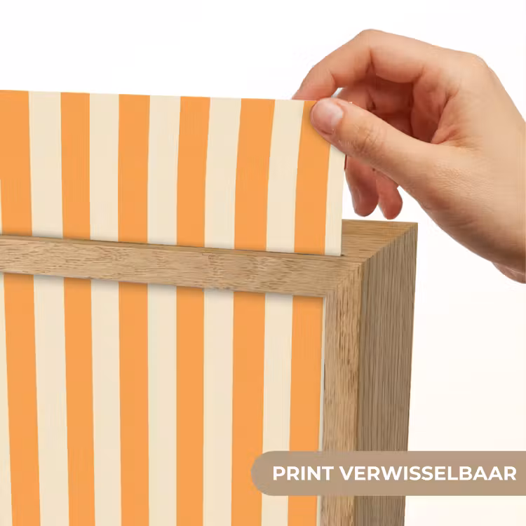 Strepen - Patroon - Oranje Light Box met kabel (Kinderlampje) klein 904 -USP_websiteprintNL