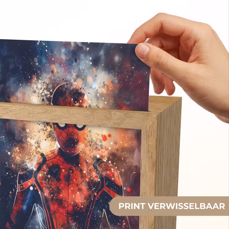 Superheld - Jongens - Rook - Kleuren Light Box met kabel (Kinderlampje) klein -USP_websiteprintNL