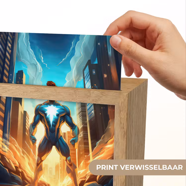 Superhelden - Kinderen - Jongens Light Box met kabel (Kinderlampje) klein -USP_websiteprintNL