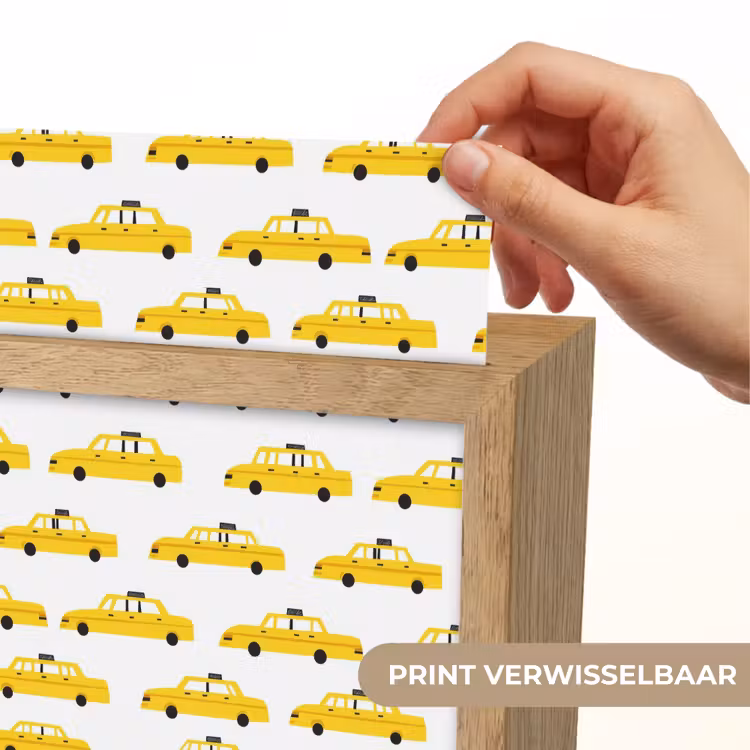 Taxi - Iconisch - Geel Light Box met kabel (Kinderlampje) klein 904 -USP_websiteprintNL