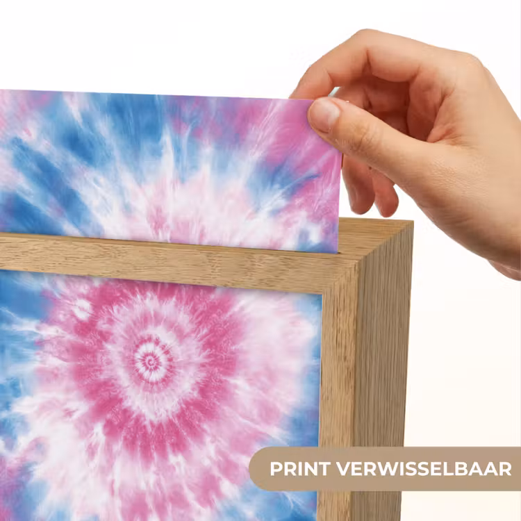 Tie-dye - Roze - Patroon Light Box met kabel (Kinderlampje) klein -USP_websiteprintNL