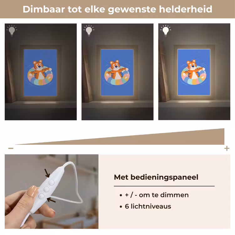 Tijger - Zwemband - Water Light Box met kabel klein -USP_dimbaarNL