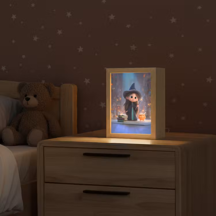 Tovenares - Magie - Toverstaf - Sterren Light Box met kabel klein -sfeer1_kind