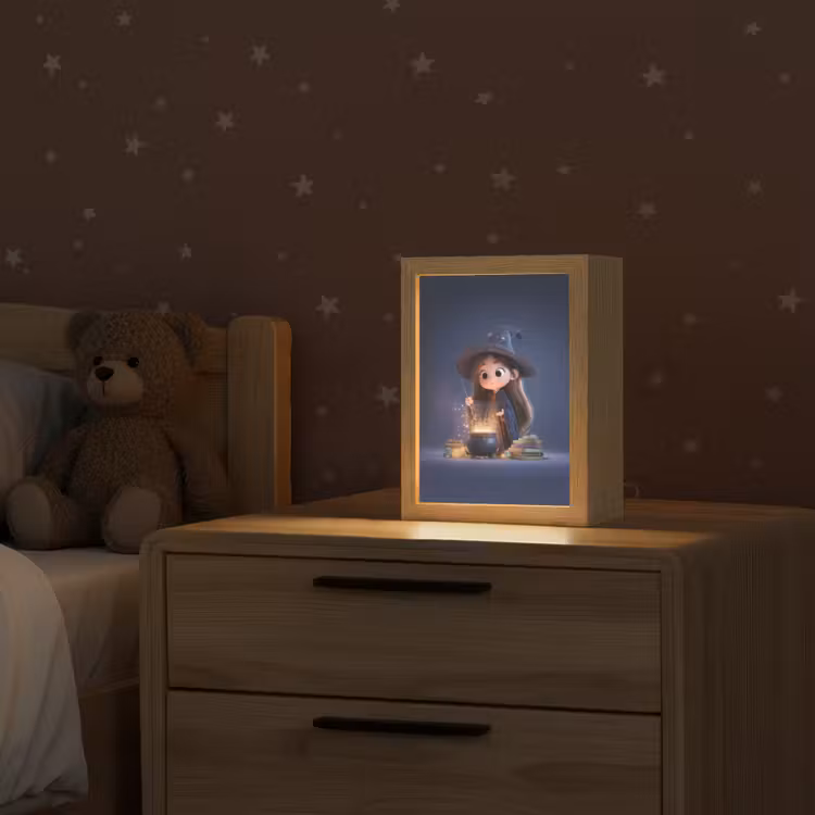 Tovenares - Magisch - Blauw - Toveren Light Box met kabel klein -sfeer1_kind