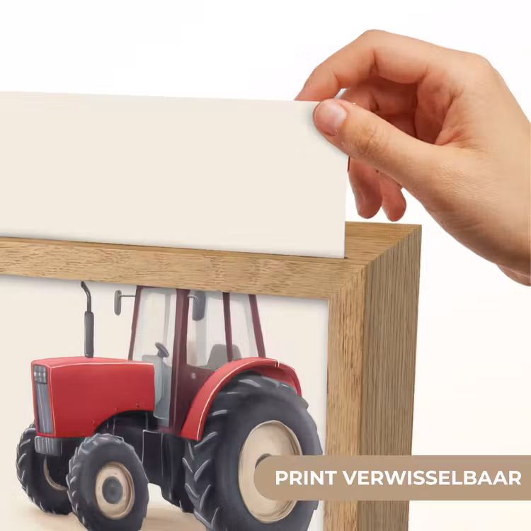 Trekker - Minimalistisch - Illustratie - Rood Light Box met kabel (Kinderlampje) klein -USP_websiteprintNL
