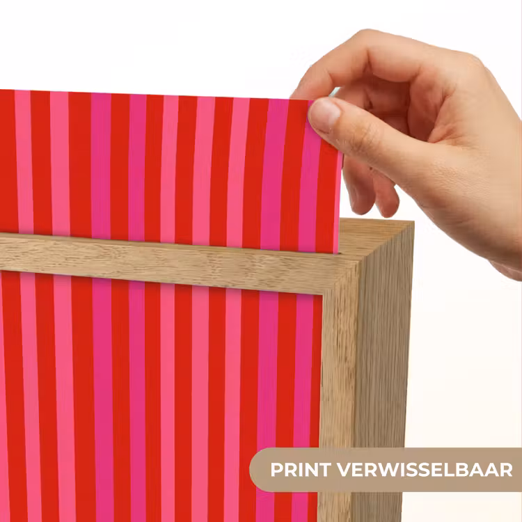 Verticaal - Strepen - Roze Light Box met kabel (Kinderlampje) klein 904 -USP_websiteprintNL