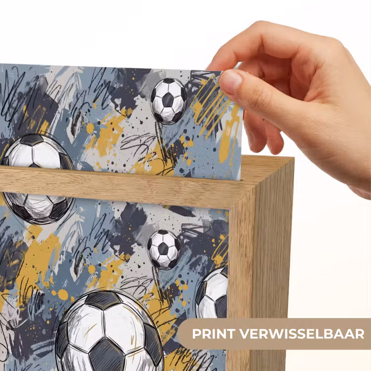 Voetbal - Abstract - Sport - Kleurrijk Light Box met kabel (Kinderlampje) klein -USP_websiteprintNL
