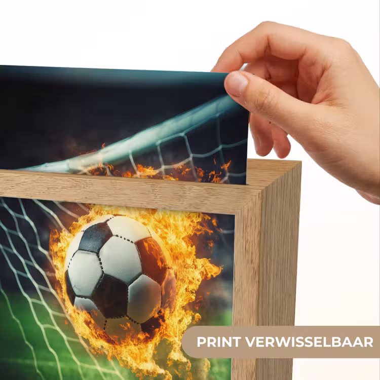 Voetbal - Goal - Doelnet - Vuur Light Box met kabel (Kinderlampje) klein -USP_websiteprintNL
