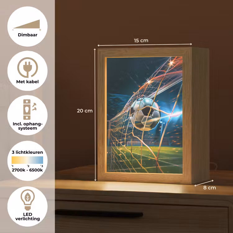 Voetbal - Goal - Sport - Jongens Light Box met kabel klein -USP_NL