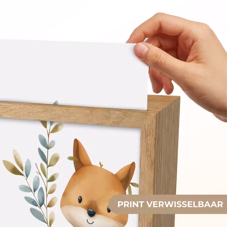 Vos - Dier - Bosdieren Light Box met kabel (Kinderlampje) klein -USP_websiteprintNL