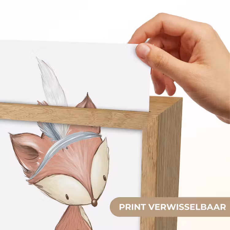 Vos - Dier - Bosdieren Light Box met kabel (Kinderlampje) klein -USP_websiteprintNL