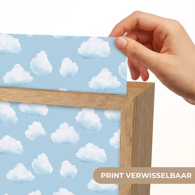 Wolken - Illustratie - Blauw Light Box met kabel (Kinderlampje) klein 904 -USP_websiteprintNL