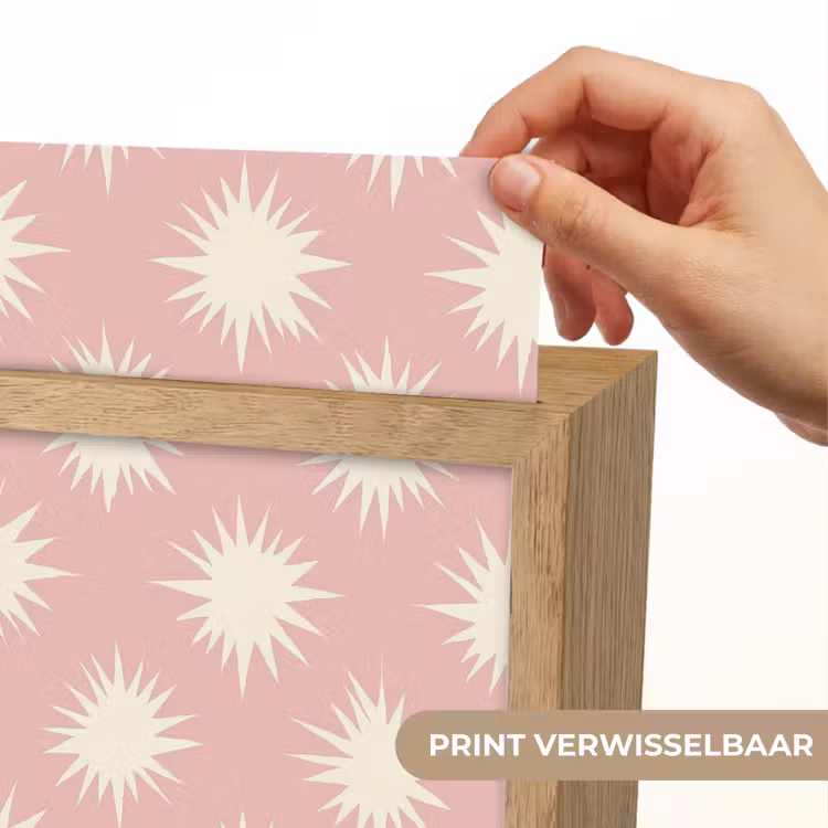 Zonnen - Patroon - Roze Light Box met kabel (Kinderlampje) klein 904 -USP_websiteprintNL