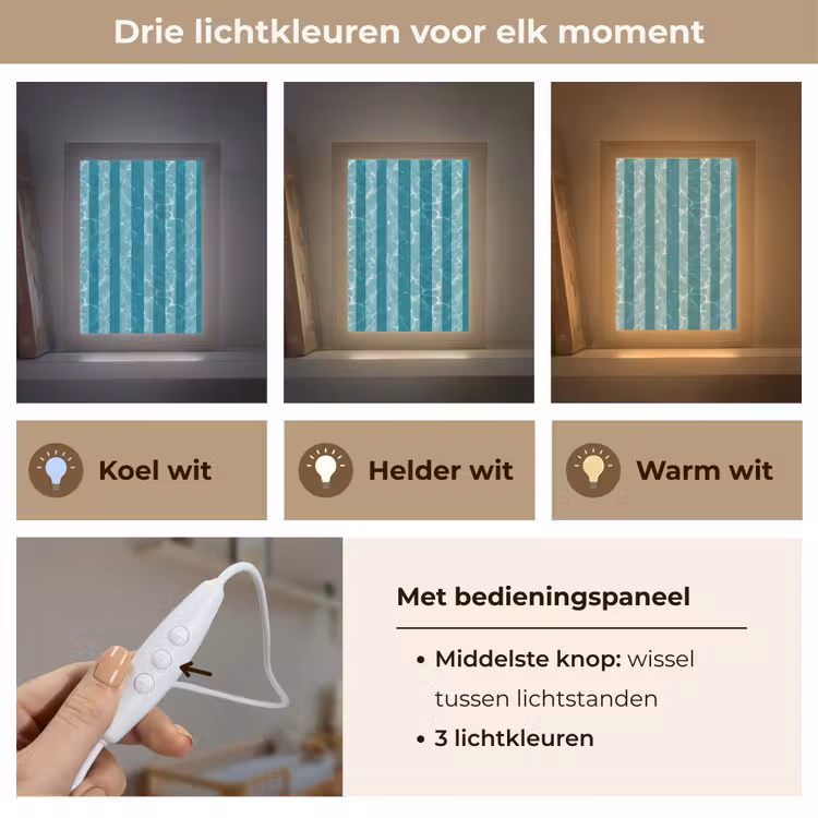 Zwembad - Strepen - Groen Light Box met kabel (Kinderlampje) klein 904 -USP_lichtkleurNL