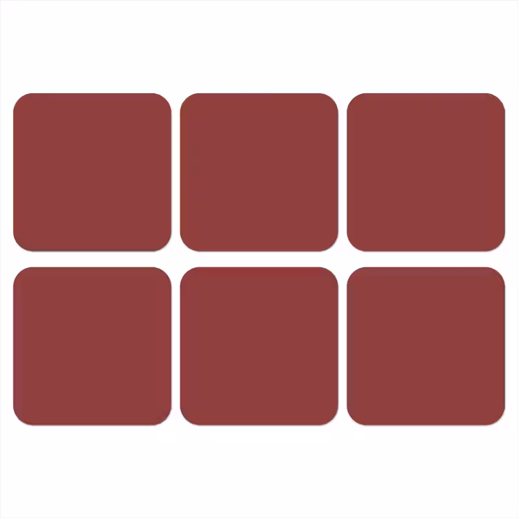 Barn - Antique - Rood onderzetter kurk middel 366 -3d