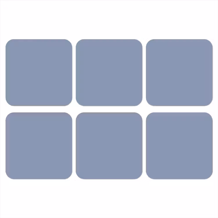 Canary - Champ - Blauw onderzetter kurk middel 366 -3d