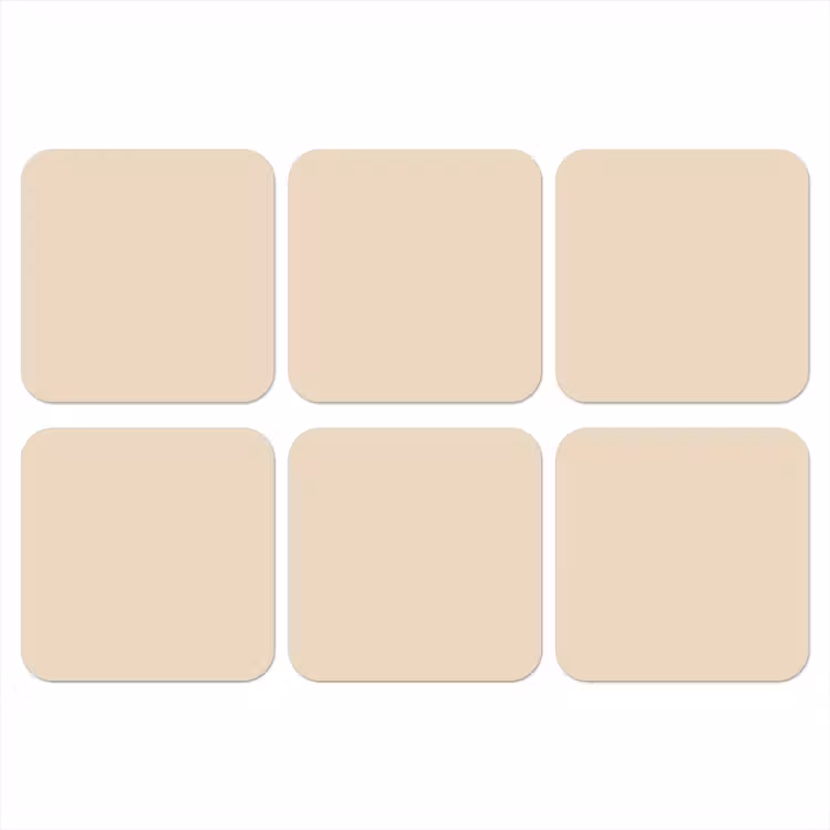 Cream - Nude - Neutraal onderzetter kurk middel 366 -3d