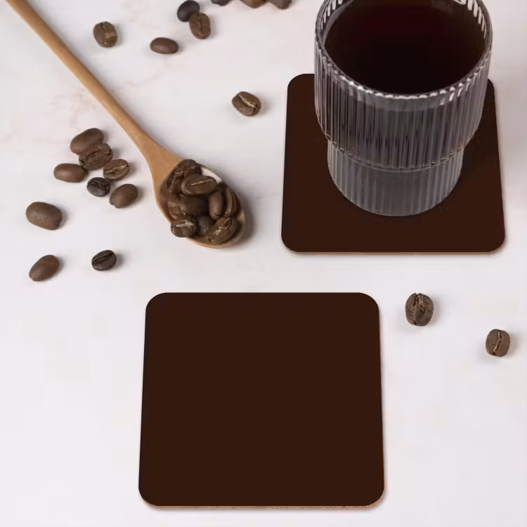 Dark - Chocolate - Bruin onderzetter kurk middel 366 -sfeer2