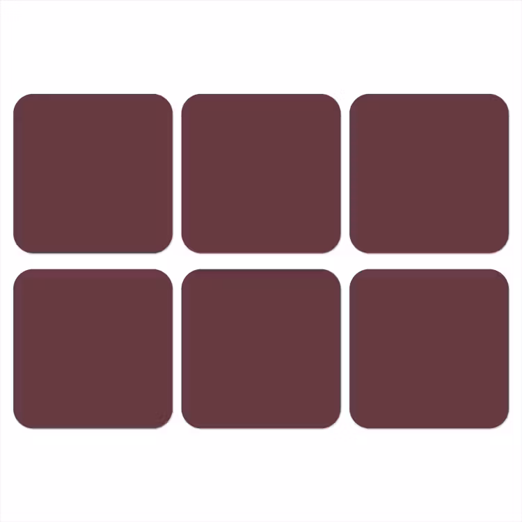 Dusty - Rose - Roze onderzetter kurk middel 366 -3d