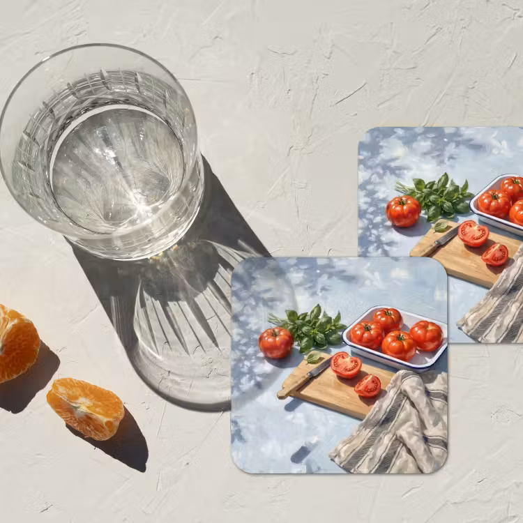 Eten - Keuken - Ingrediënten - Stillleven - Rood onderzetter kurk middel -sfeer4