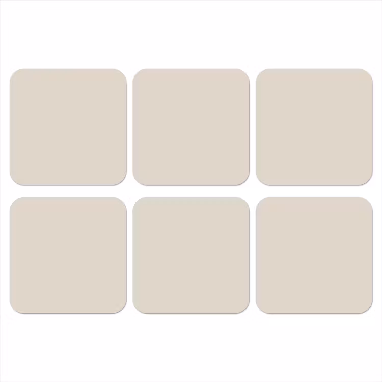 Fresh - Linen - Nude onderzetter kurk middel 366 -3d