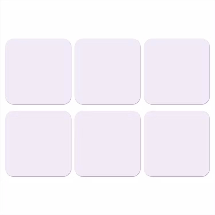 Lilac - Luxe - Paars onderzetter kurk middel 366 -3d