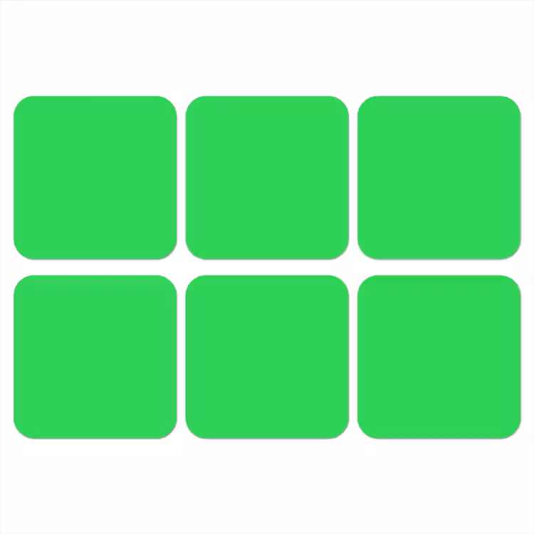 Mint - Green - Groen onderzetter kurk middel 366 -3d