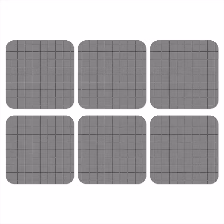 Modern - Patroon - Grijs onderzetter kurk middel 366 -3d