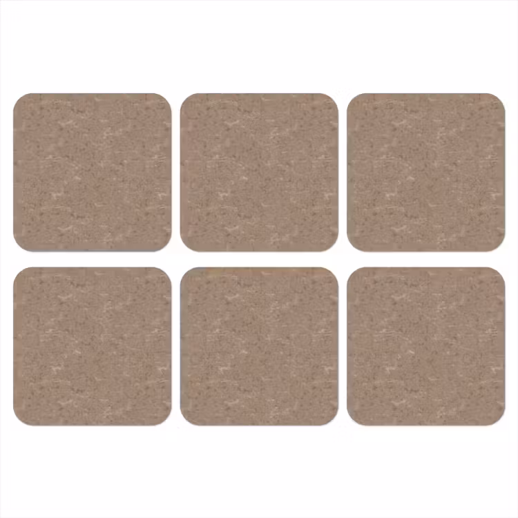 Patroon - Kalksteen - Beige onderzetter kurk middel 366 -3d