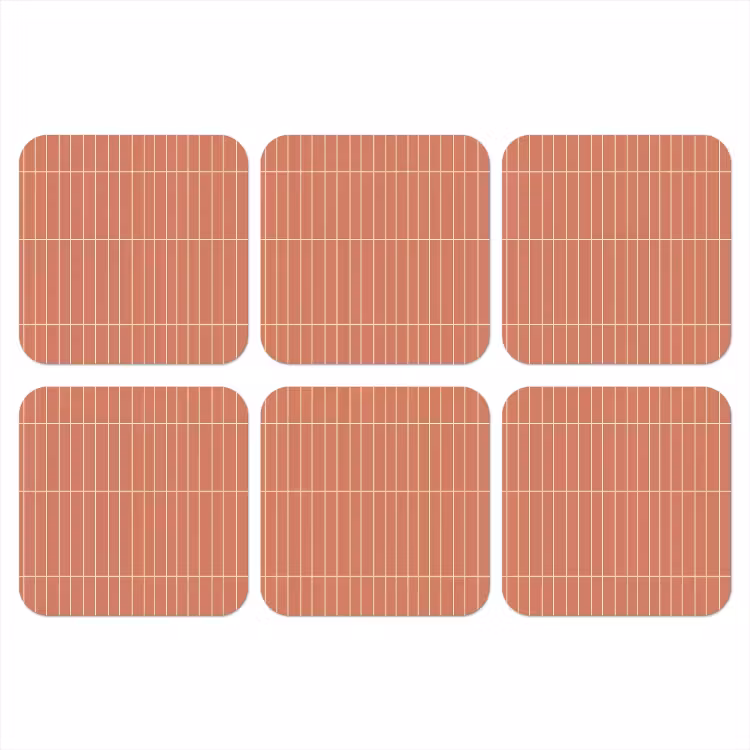 Patroon - Tegels - Terracotta onderzetter kurk middel 366 -3d
