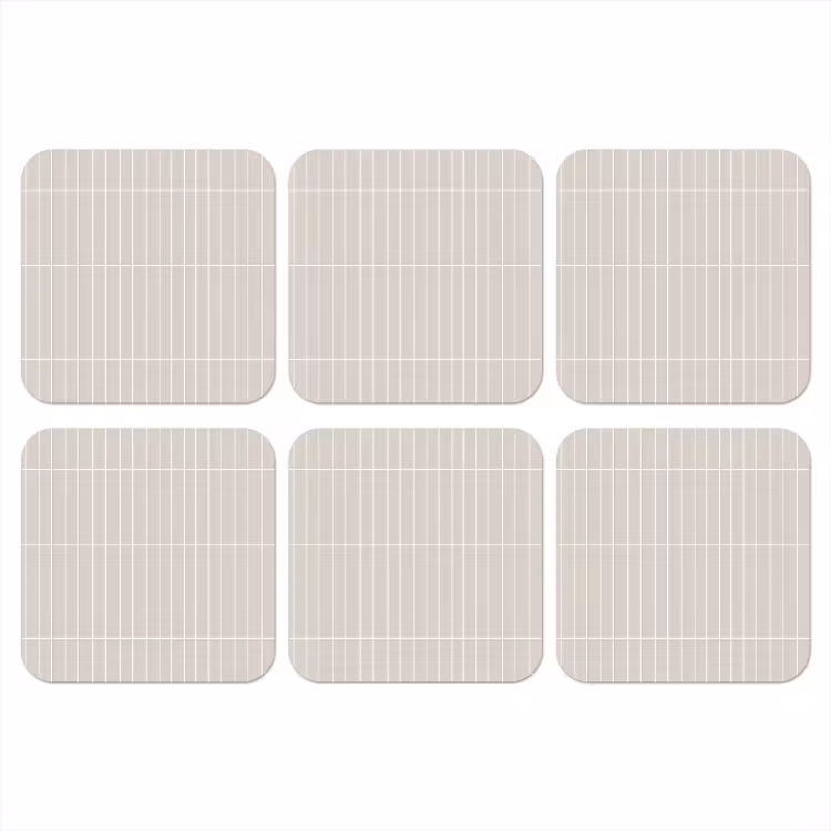 Patroon - Tegels - Zand onderzetter kurk middel 366 -3d
