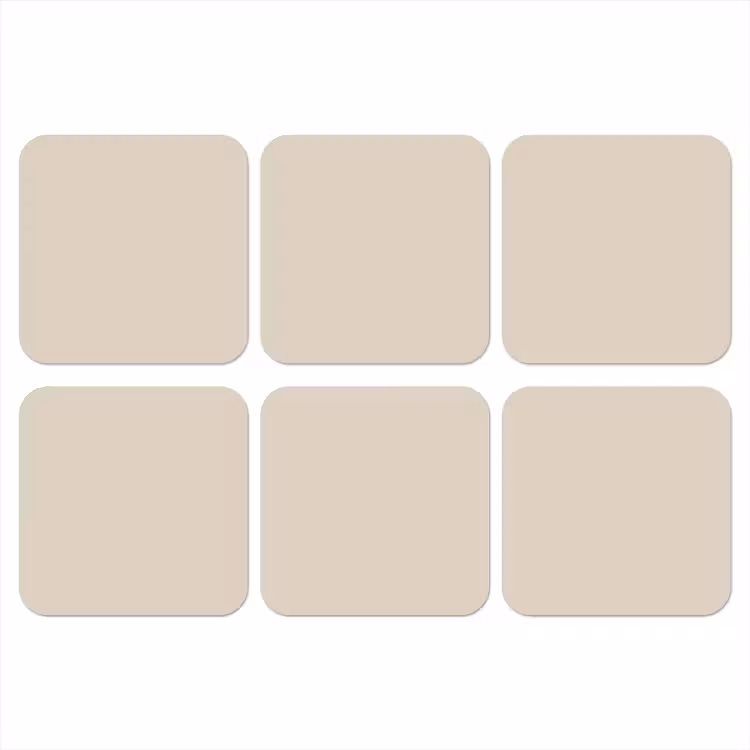 Raw - Linen - Nude onderzetter kurk middel 366 -3d