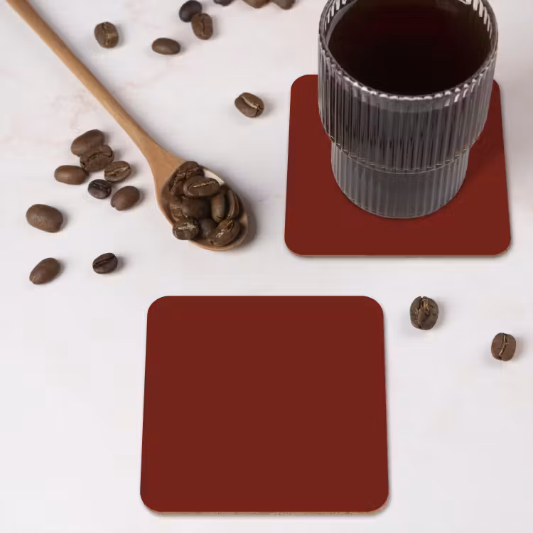 Rustic - Terracotta - Rood onderzetter kurk middel 366 -sfeer2