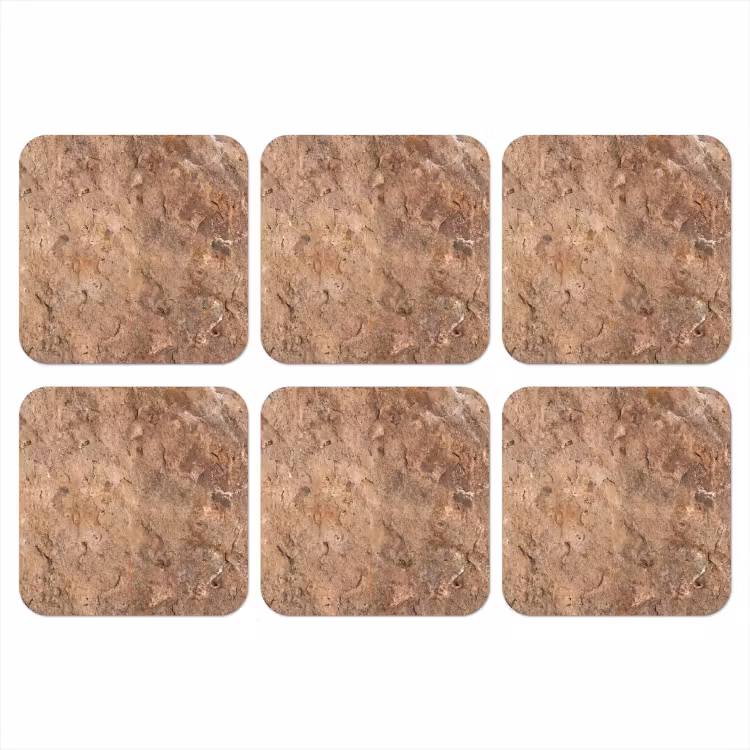 Steen - Natuur - Textuur - Abstract - Bruin onderzetter kurk middel -3d