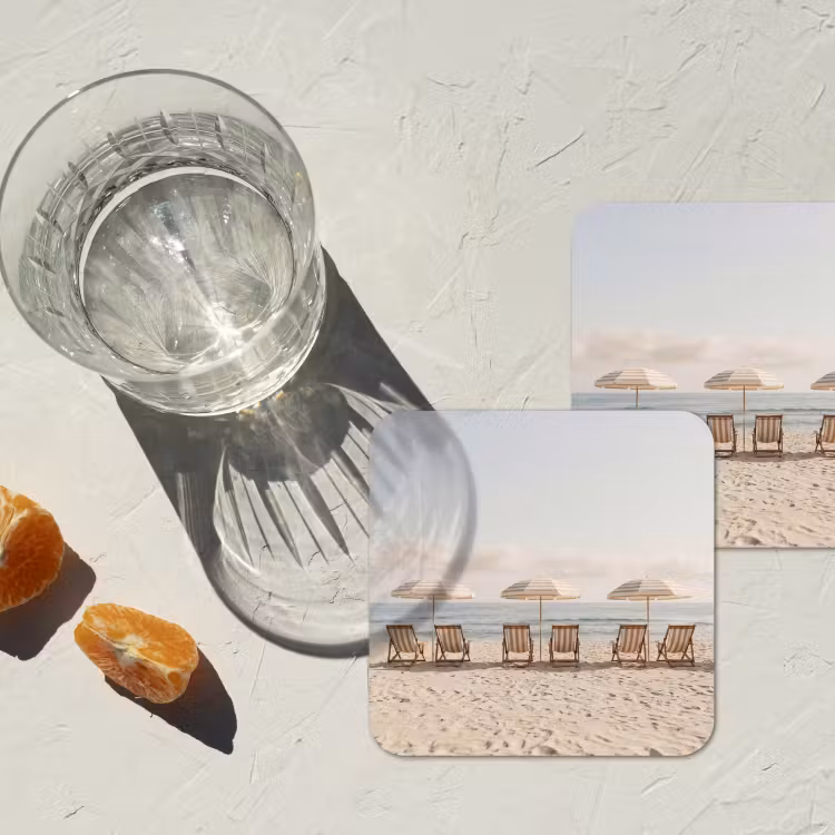 Strand - Stoelen - Parasol onderzetter kurk middel -sfeer4
