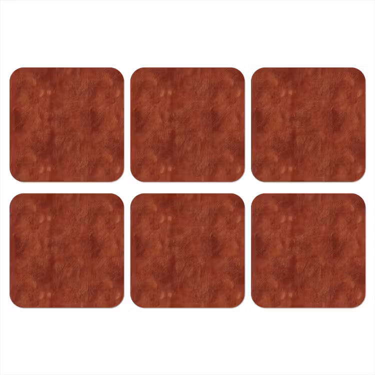 Stucwerk - Textuur  - Terracotta onderzetter kurk middel 366 -3d