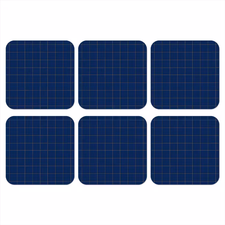 Tegel - Patroon - Blauw onderzetter kurk middel 366 -3d
