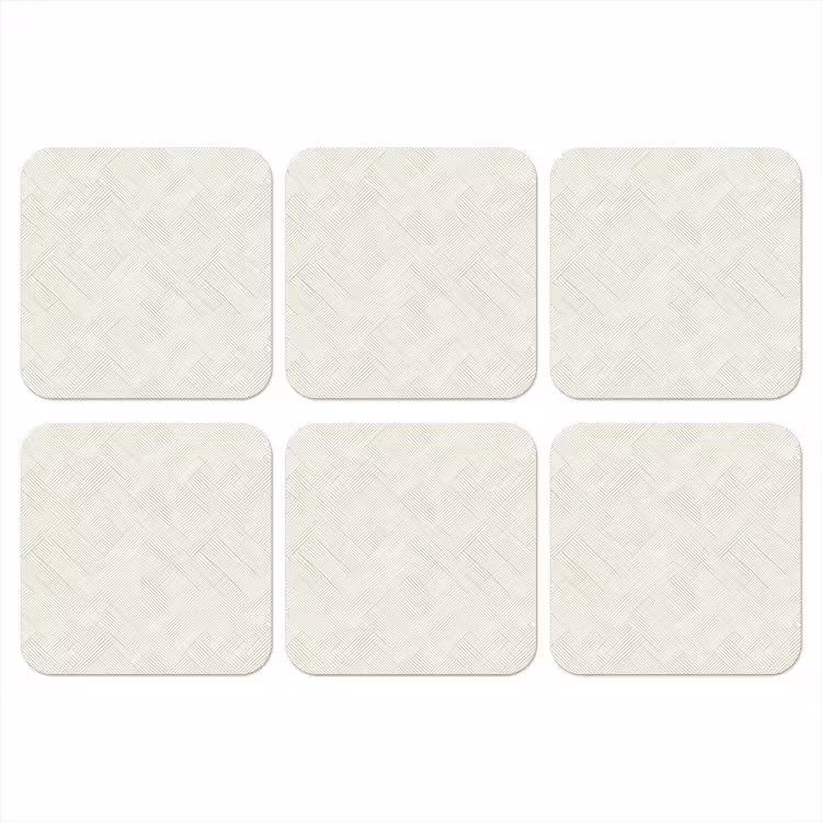 Textuur - Abstract - Beige onderzetter kurk middel 366 -3d
