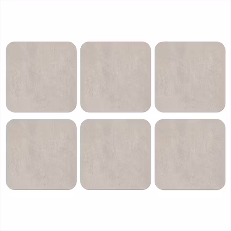 Textuur - Effen - Abstract - Beige onderzetter kurk middel -3d