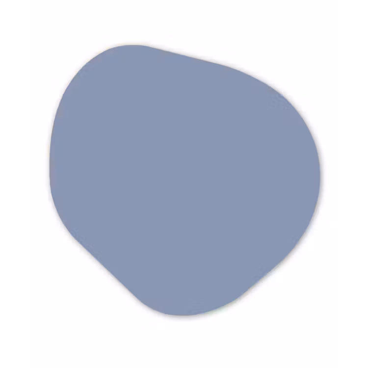 Canary - Champ - Blauw Wandcirkel Organisch Aluminium middel 851 -3d